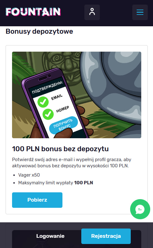 Program lojalnościowy Fountain Casino retencja i bonusy